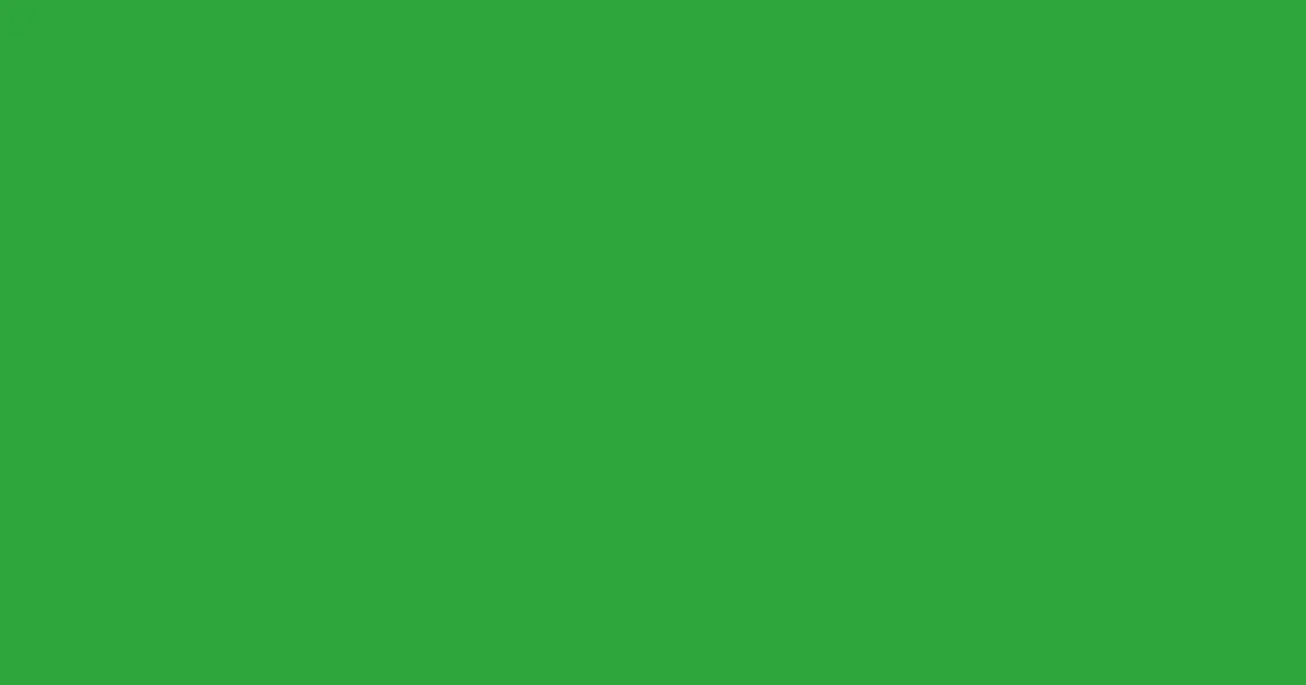 #2ea53a forest green color image