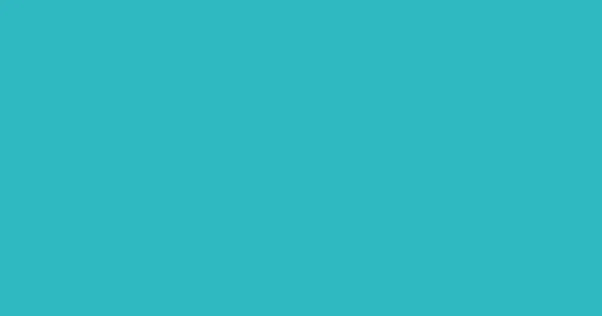 #2eb8c1 turquoise pearl color image