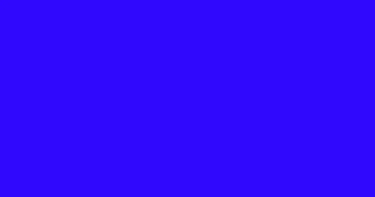 #2f08fe blue color image