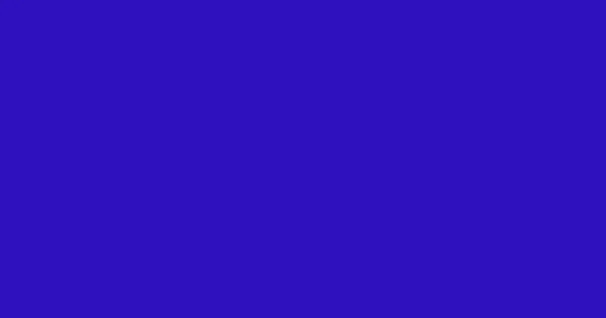 #2f11be persian blue color image