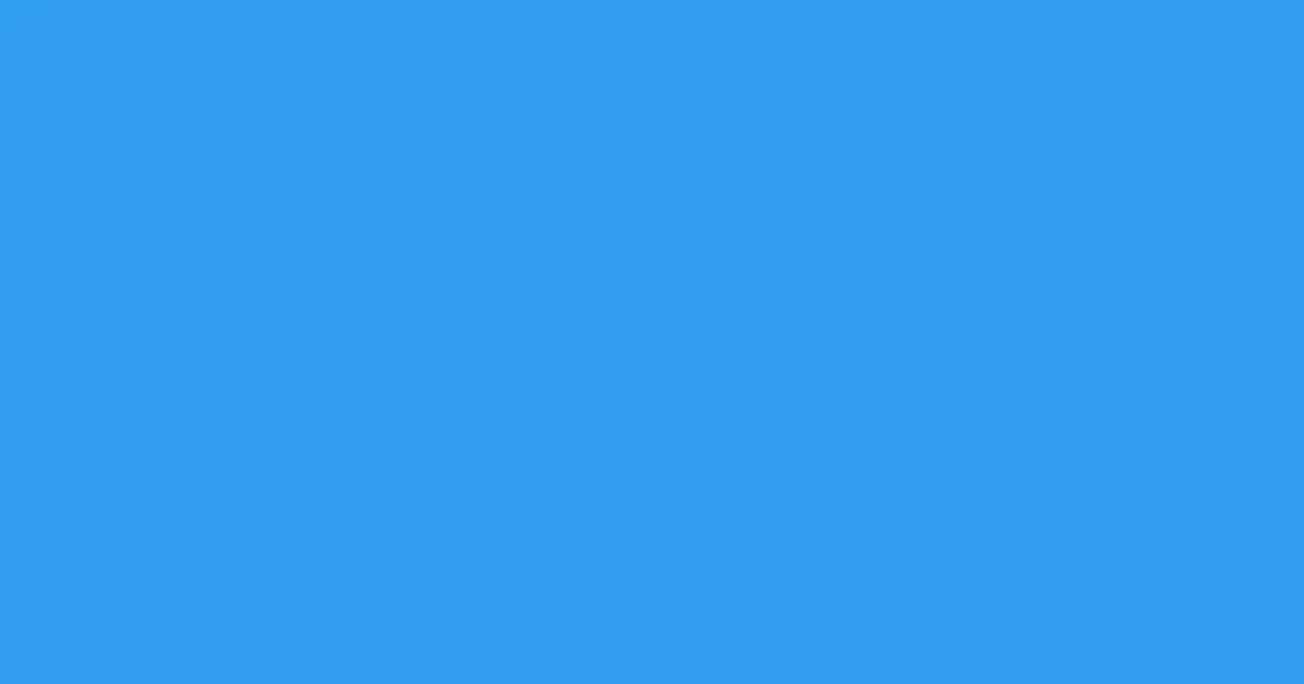 #2f9dee picton blue color image