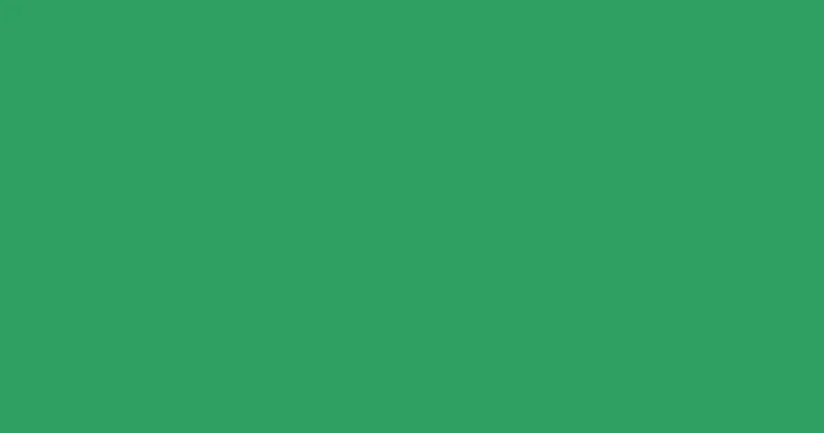 #2f9f5f sea green color image