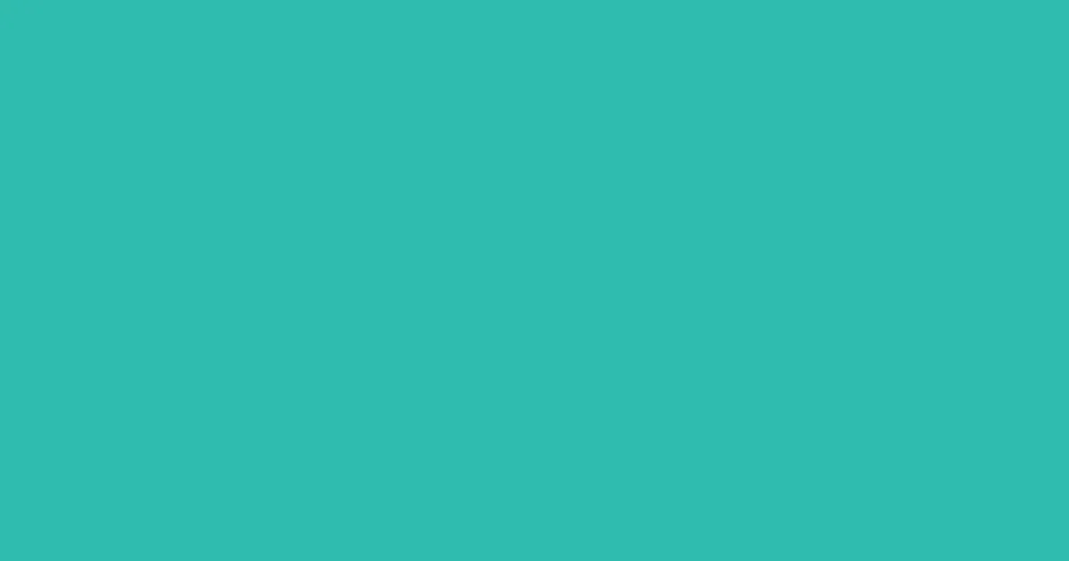 #2fbcae shamrock color image