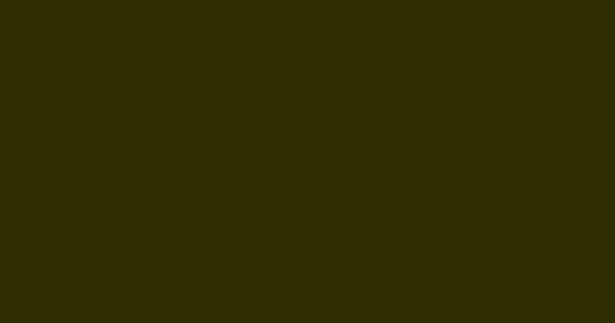 #302d04 dark ebony color image