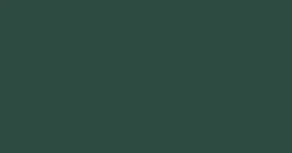 #304c43 mineral green color image