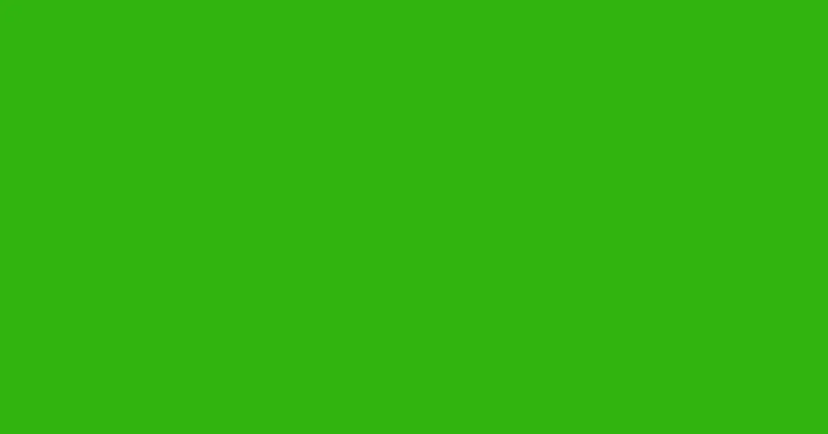 #30b40f slimy green color image