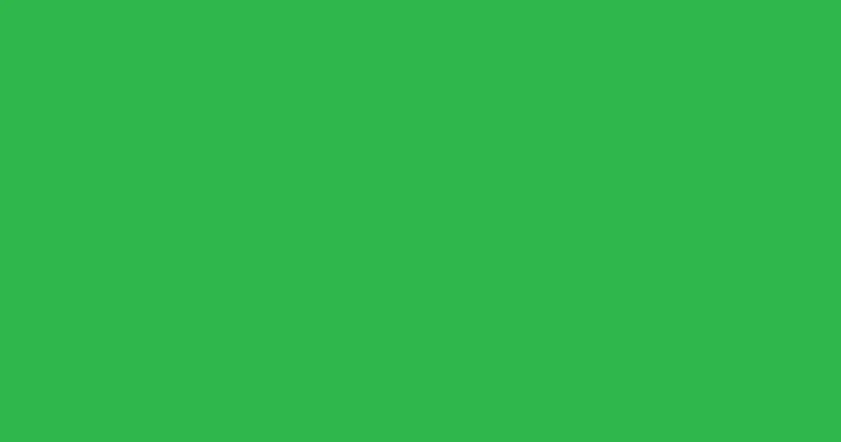 #30b74c chateau green color image