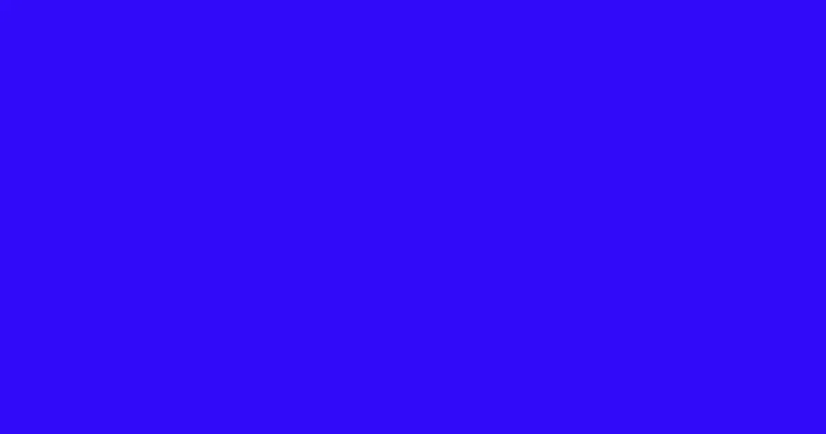 #310af9 blue color image