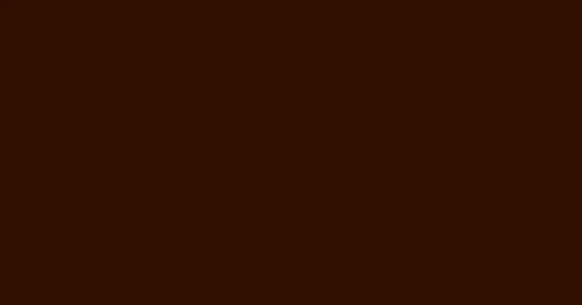 #310e00 brown pod color image