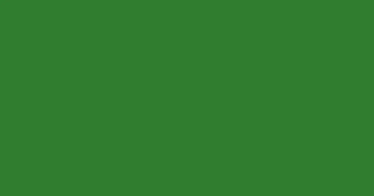 #317d2e sea green color image