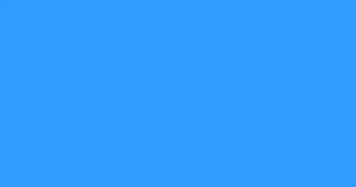 #319bff dodger blue color image