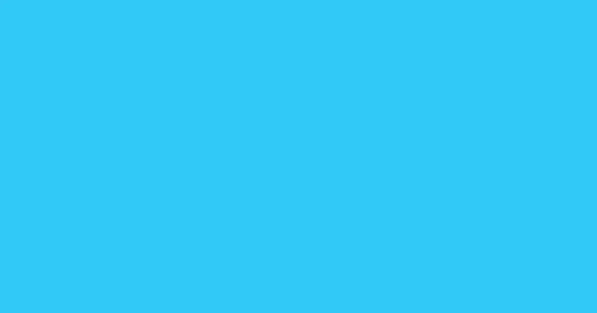 #31c8f6 picton blue color image