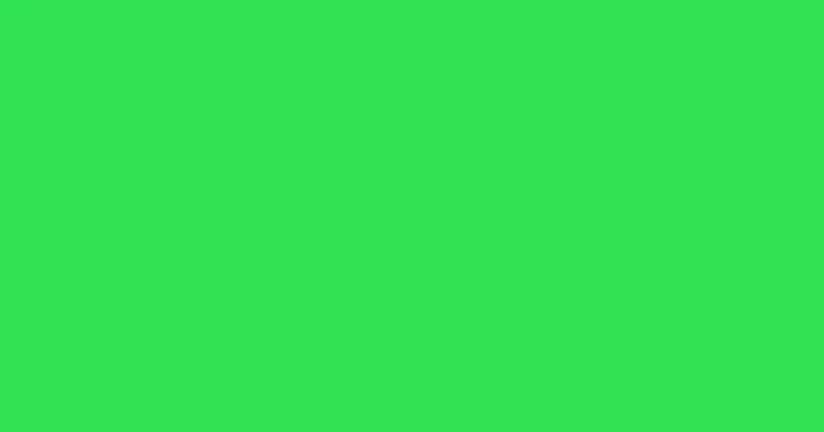#31e350 malachite color image