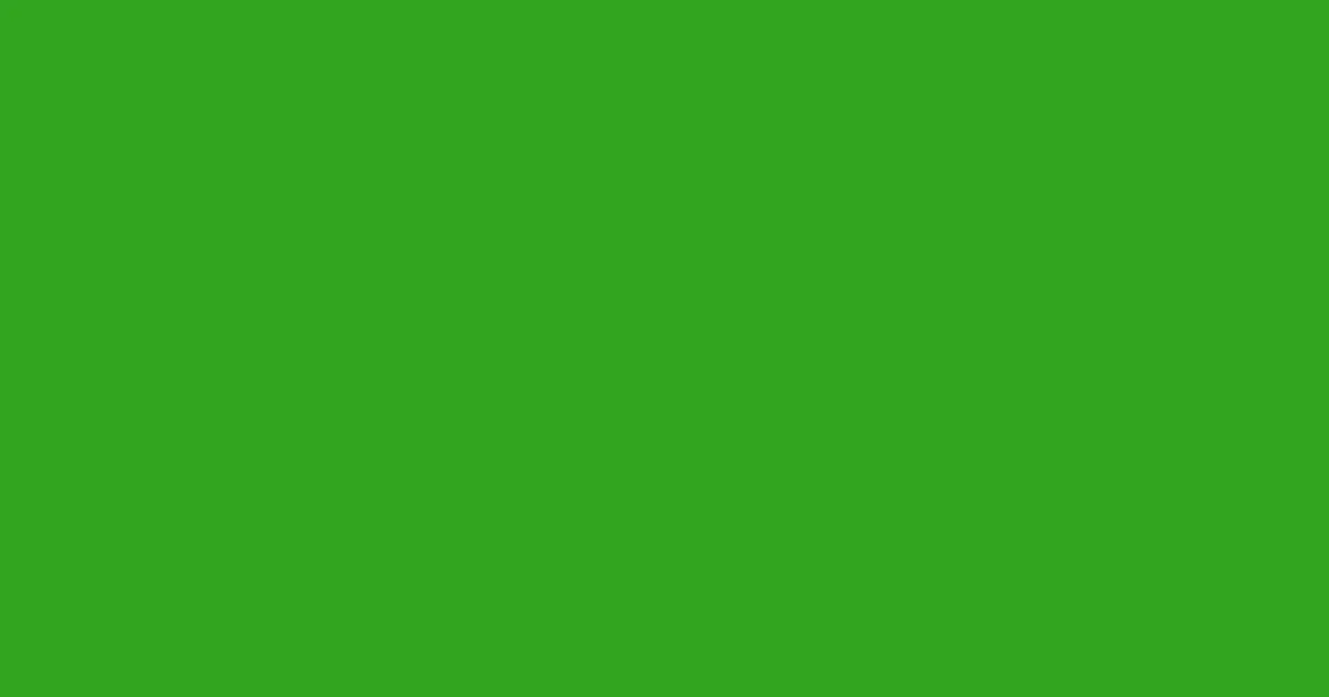 #32a41e slimy green color image