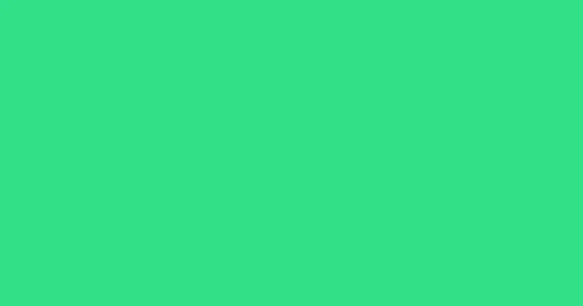 #32e087 caribbean green color image