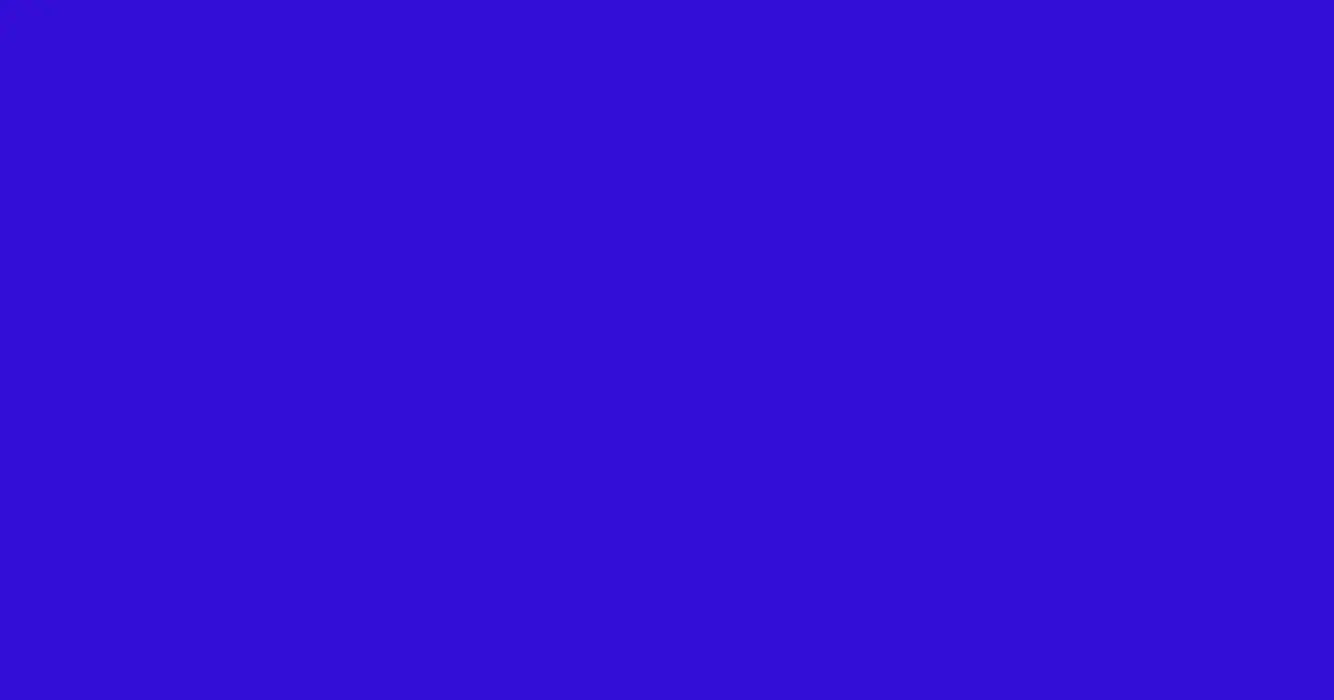 #330dd7 dark blue color image