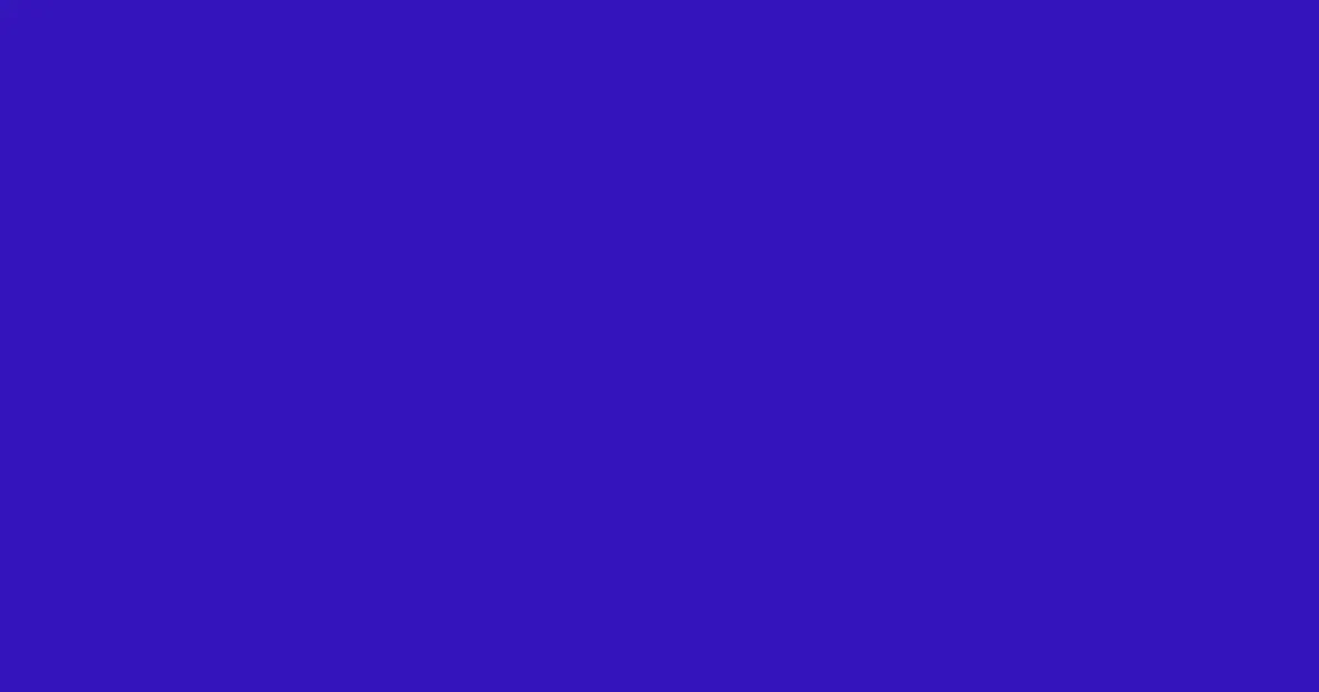 #3314bb persian blue color image