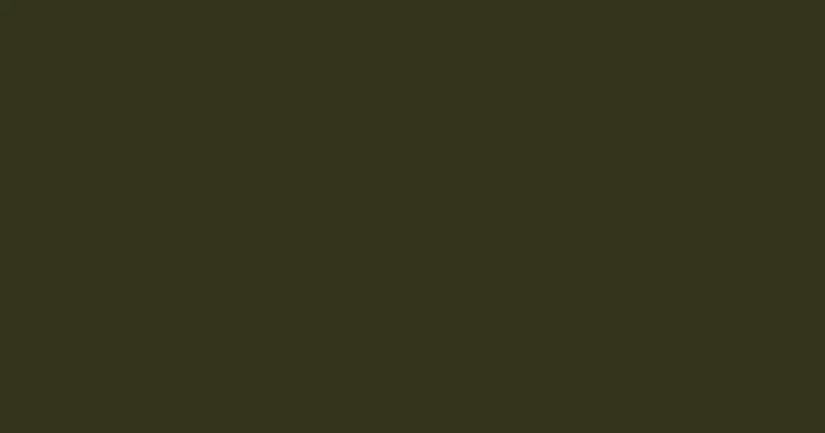 #33351a black olive color image
