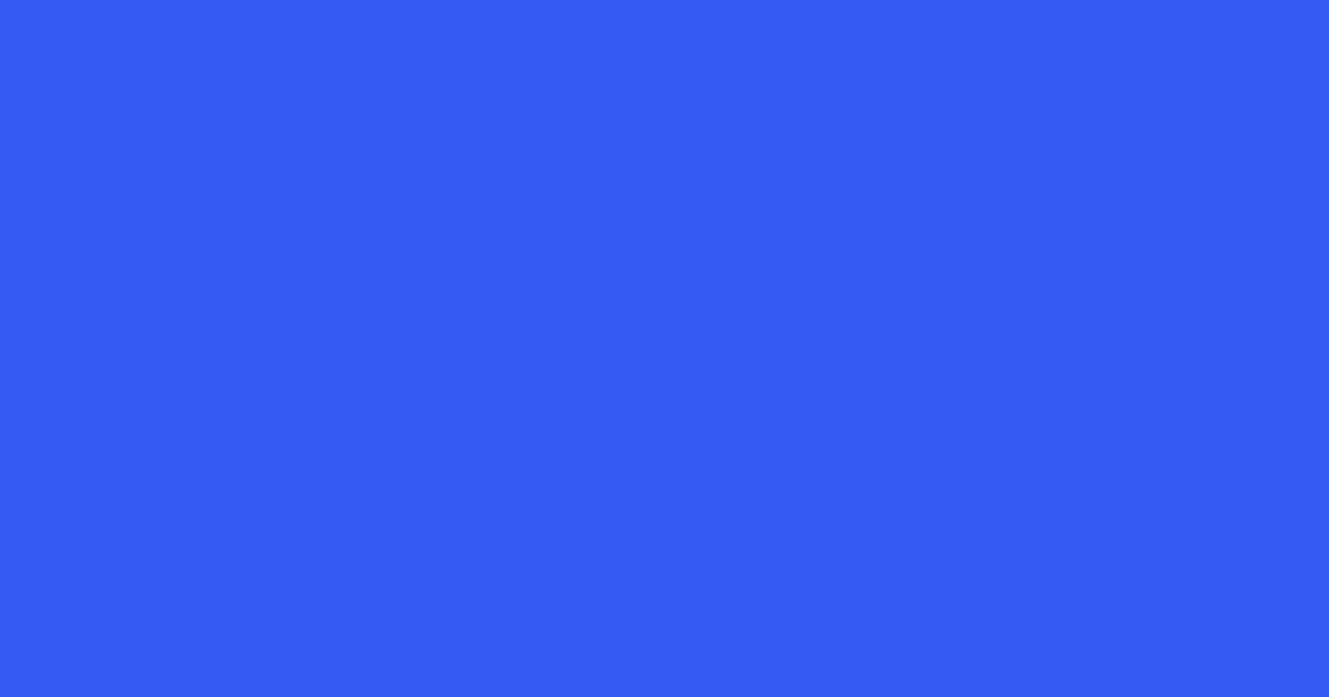 #3359f3 blue color image