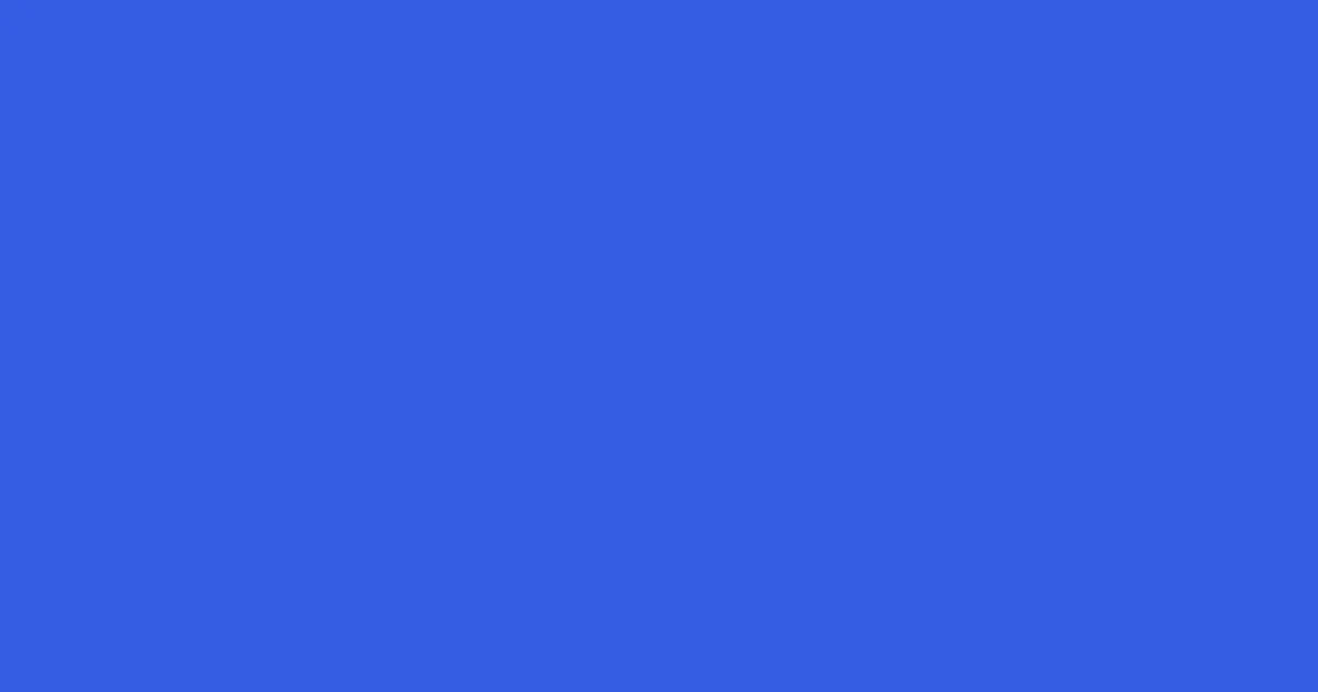 #335ce3 royal blue color image