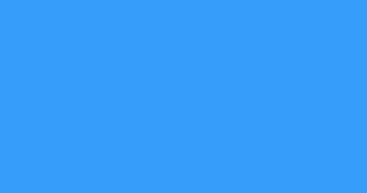 #339dfa dodger blue color image