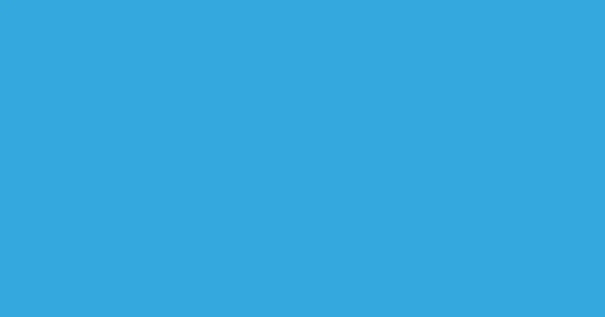 #34a8df picton blue color image
