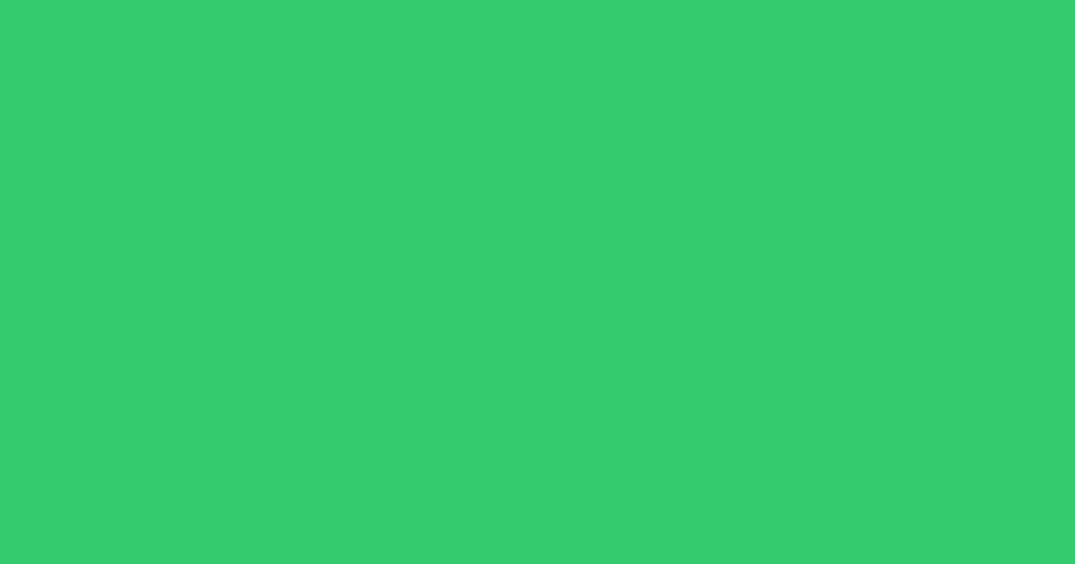 #34cc6d emerald color image