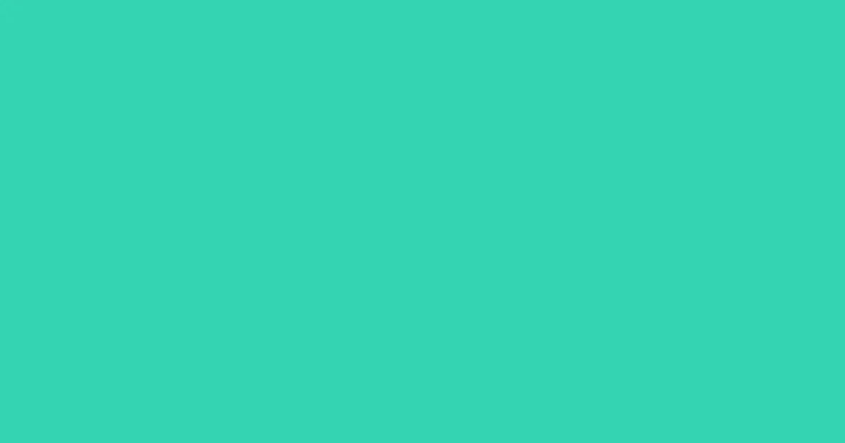 #34d4b3 turquoise color image