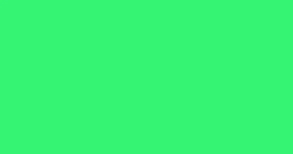 #34f473 spring green color image
