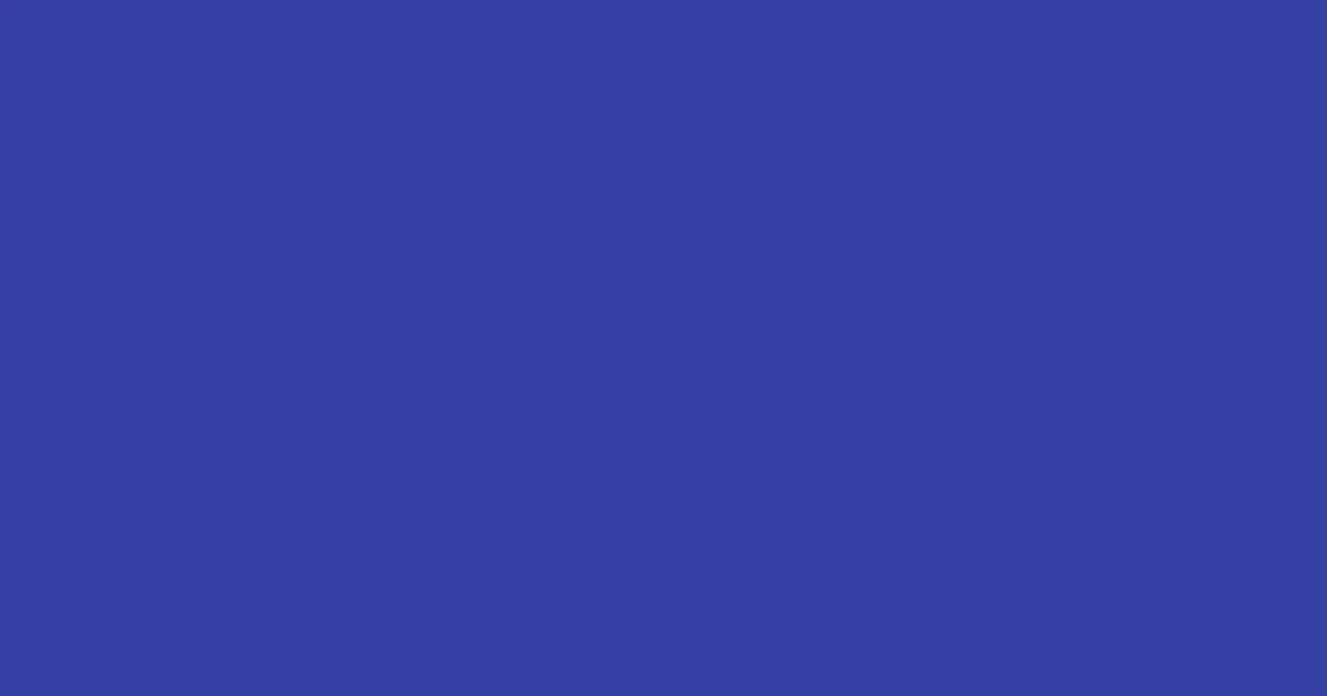 #3540a4 violet blue color image
