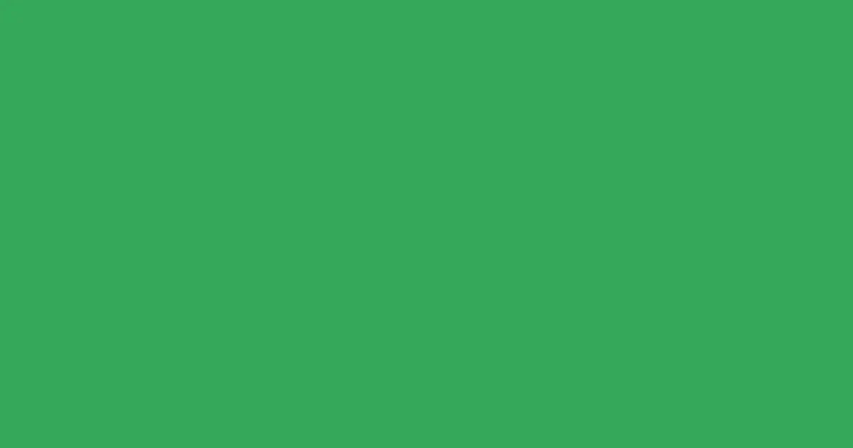 #35a759 chateau green color image