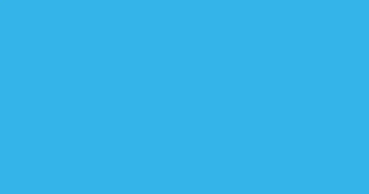 #35b4ea picton blue color image