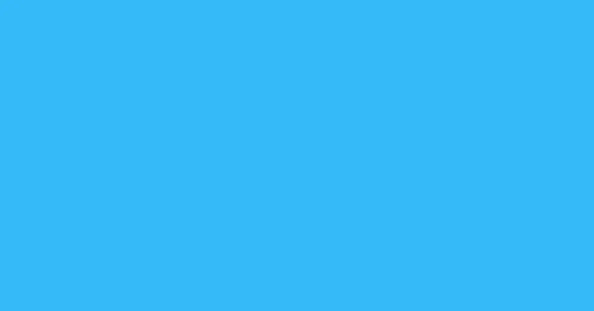 #35bbf8 dodger blue color image