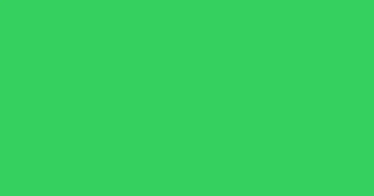 #35d05e emerald color image