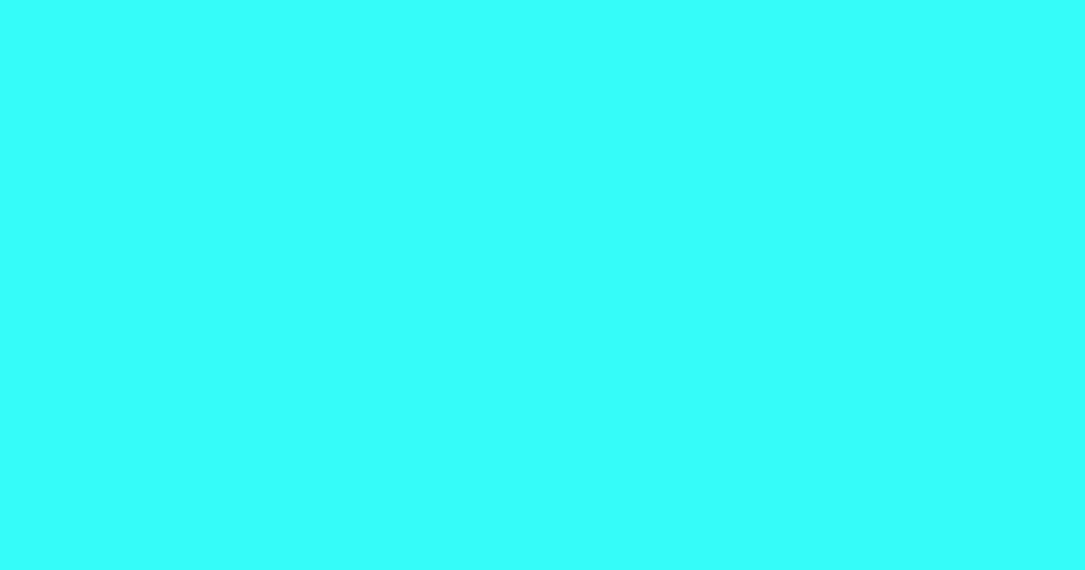 #35fcf8 cyan / aqua color image