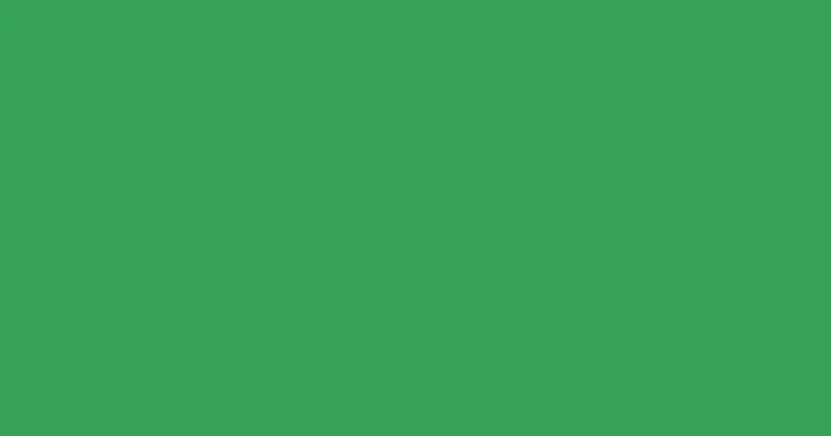 #36a157 chateau green color image