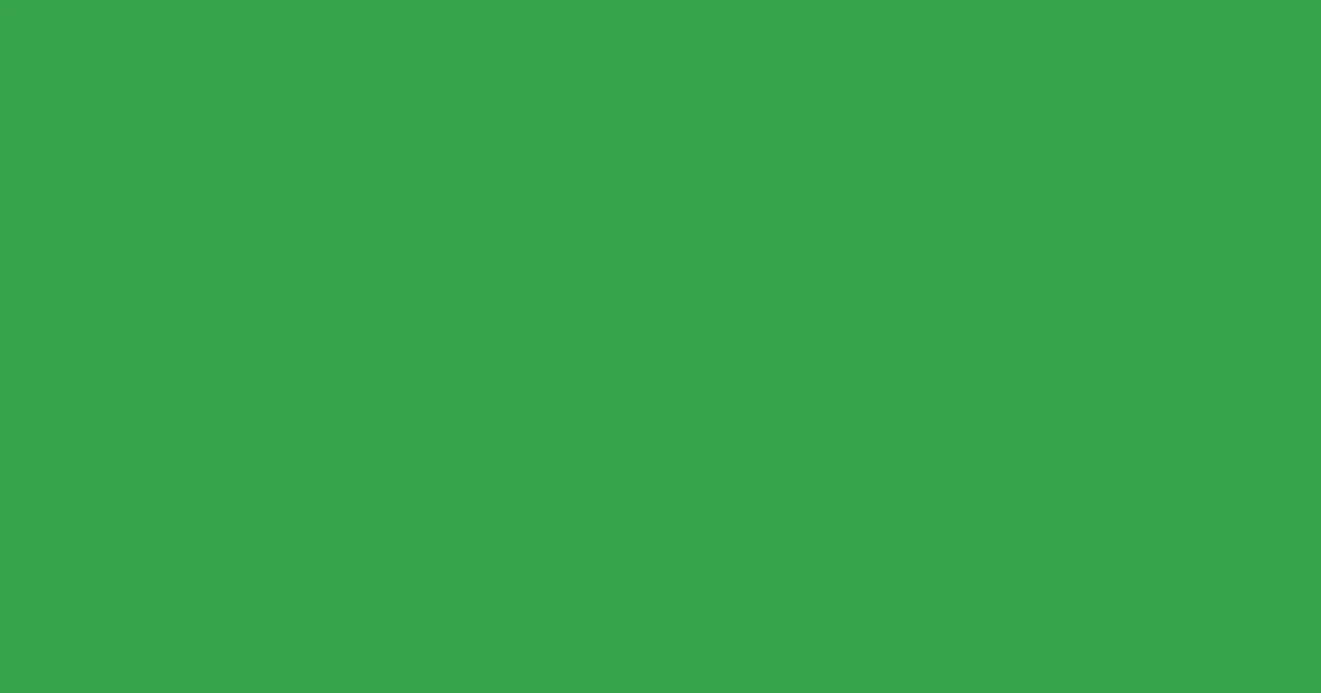 #36a44a chateau green color image