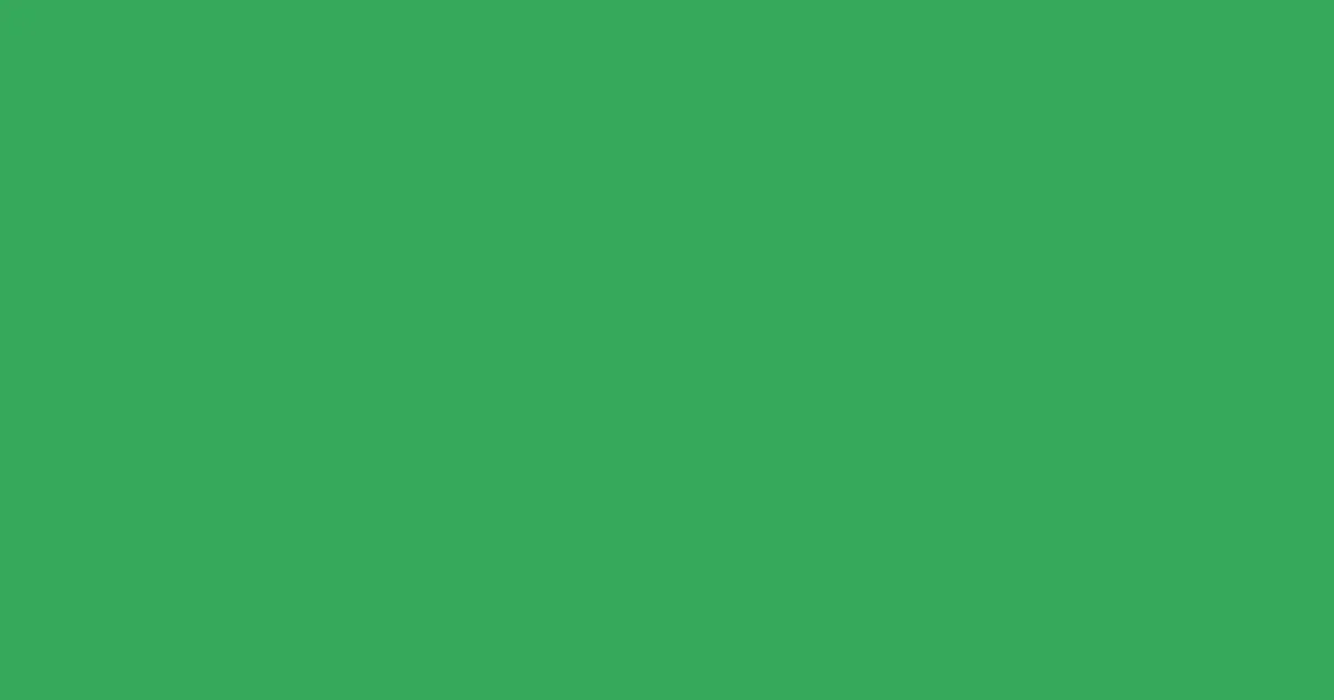 #36a95b chateau green color image