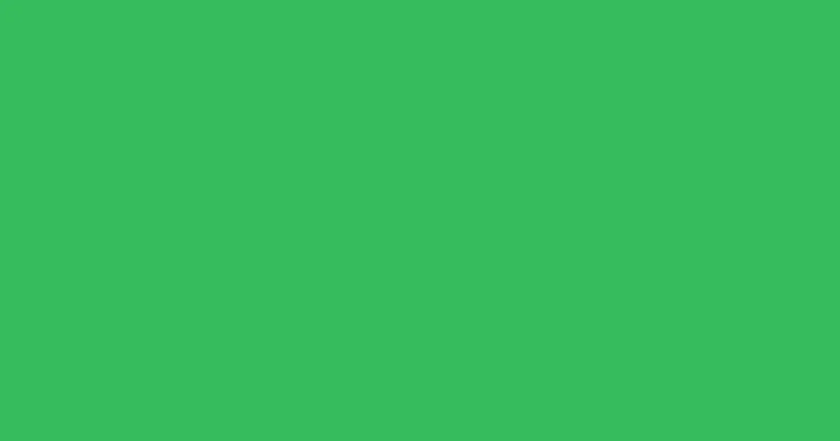 #36bd5d chateau green color image