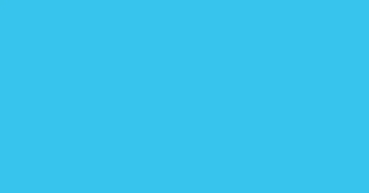 #36c4ee picton blue color image