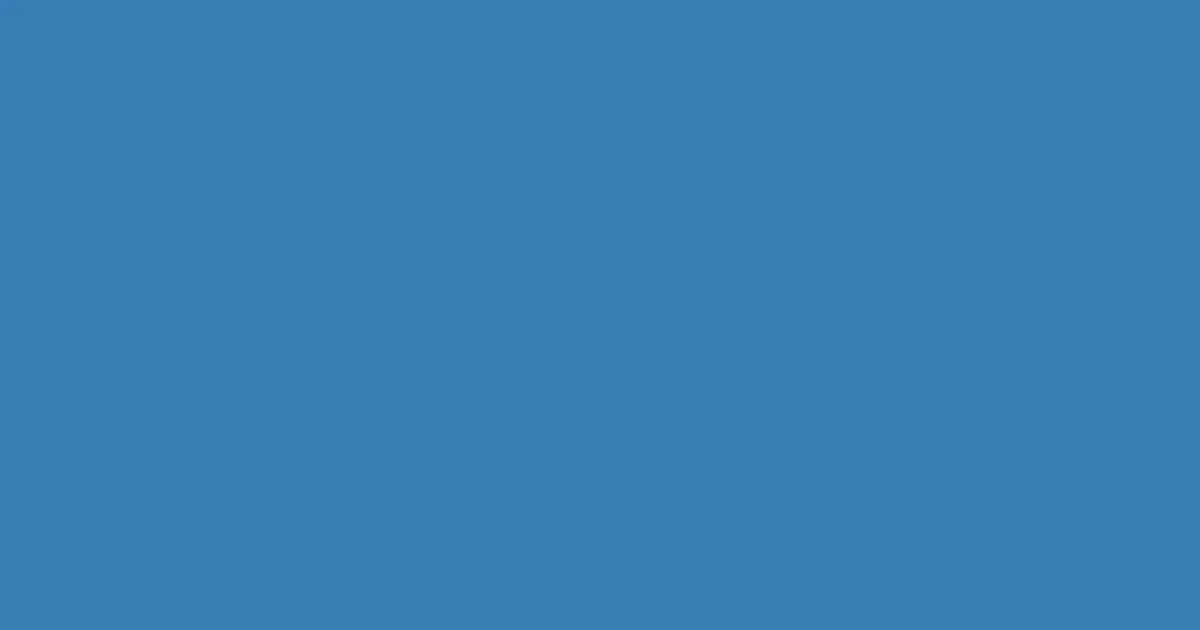 #377db3 boston blue color image