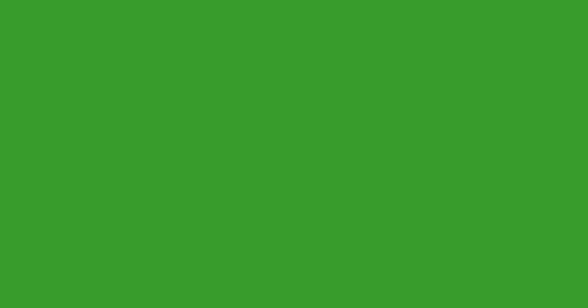 #379b2c forest green color image