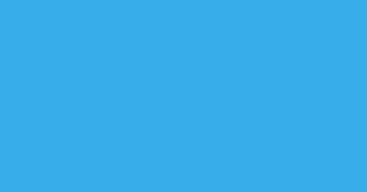 #37adea picton blue color image
