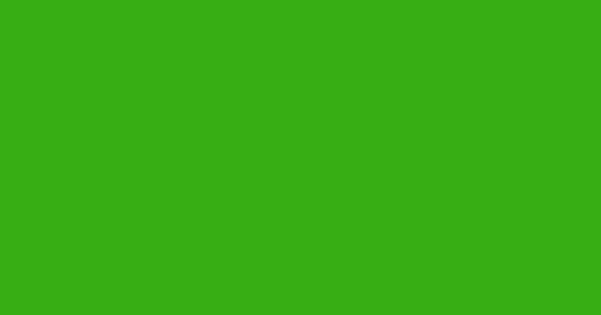 37af13 - Slimy Green Color Informations