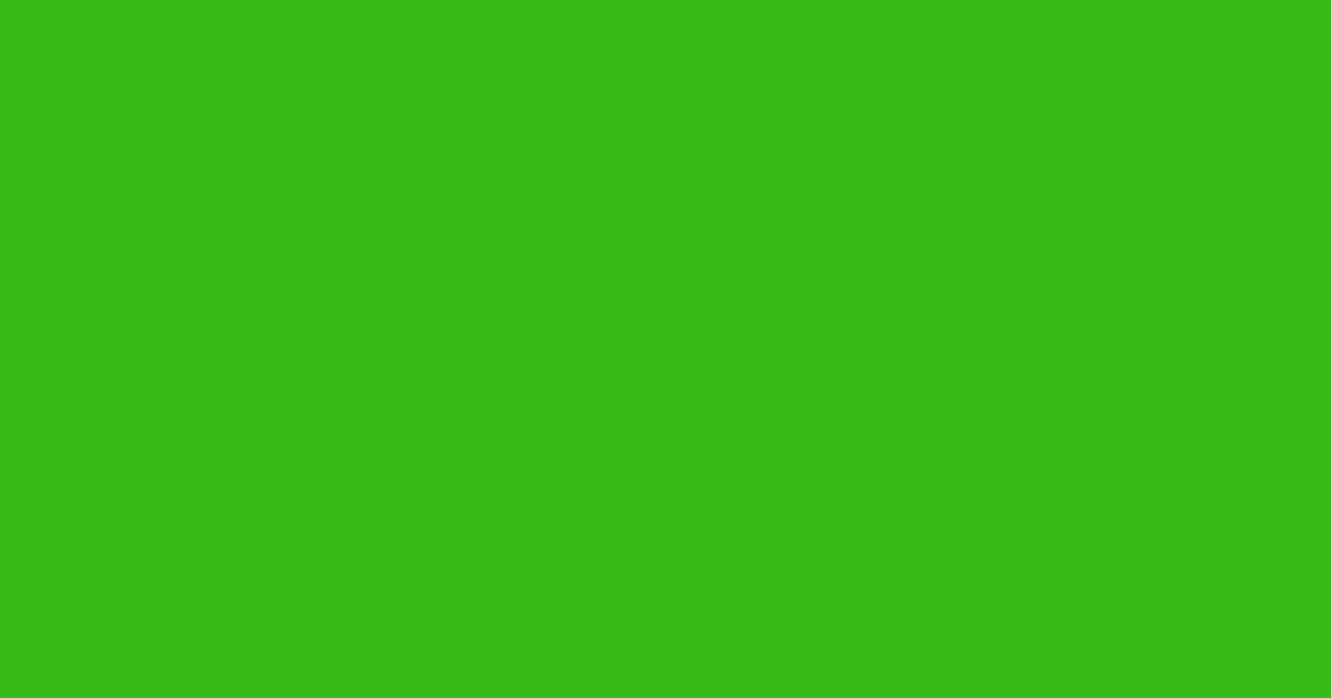 #37bb15 slimy green color image