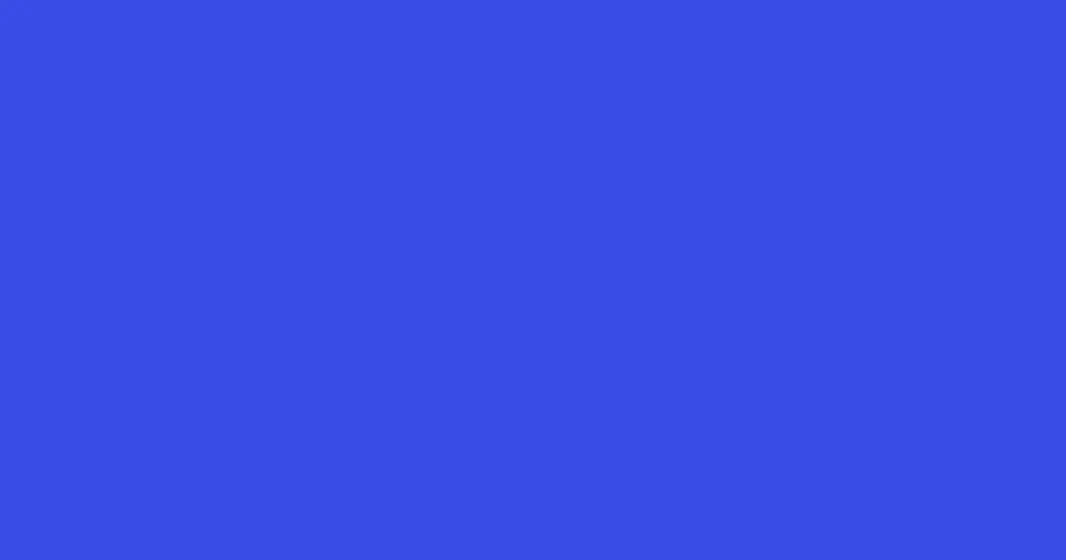 #384ee5 royal blue color image