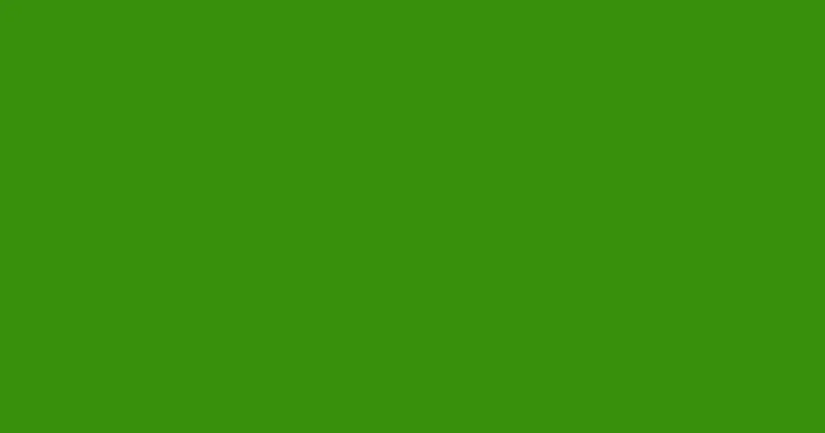 #38900c slimy green color image