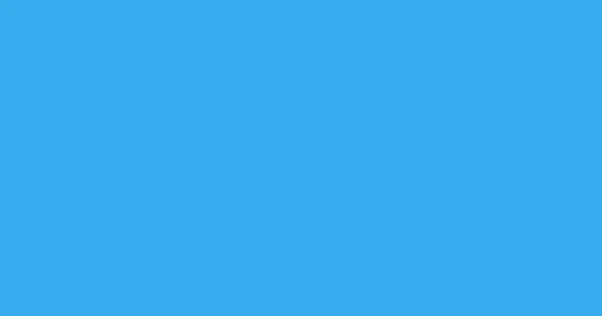 #38aaf0 picton blue color image