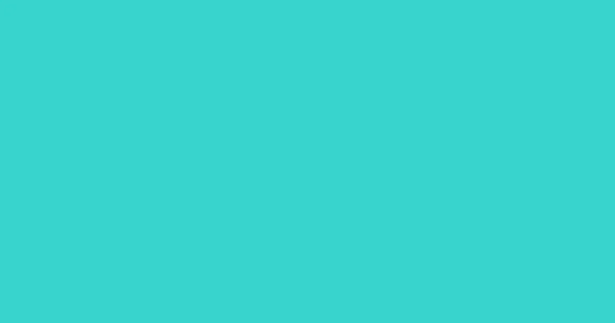 #38d4cd turquoise color image