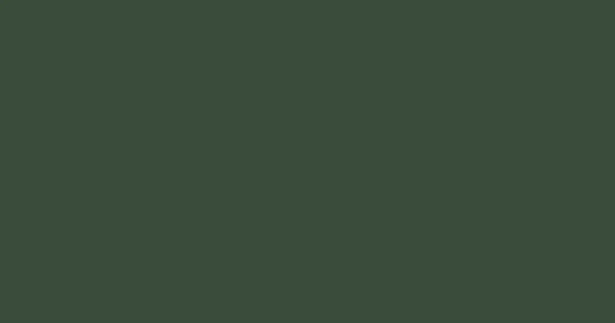 #394d3a lunar green color image